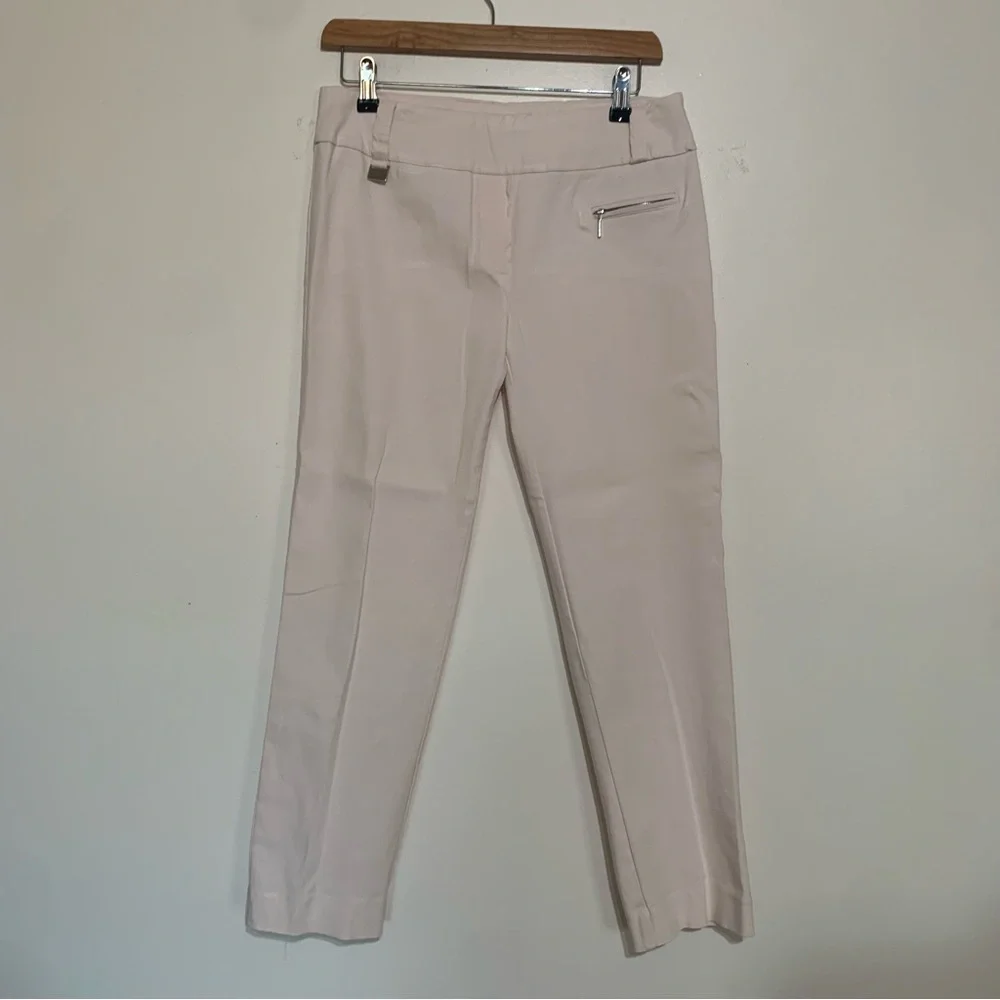 Eight Clovers Cream Trousers Size 8 - Picture 1 of 6